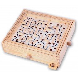 Large wooden maze